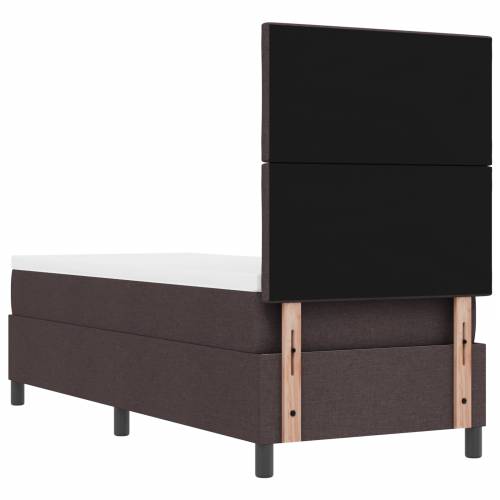 Krevet s Boxspringom s Madracem Tamnosmeđi 80x200 cm Tkanina Cijena