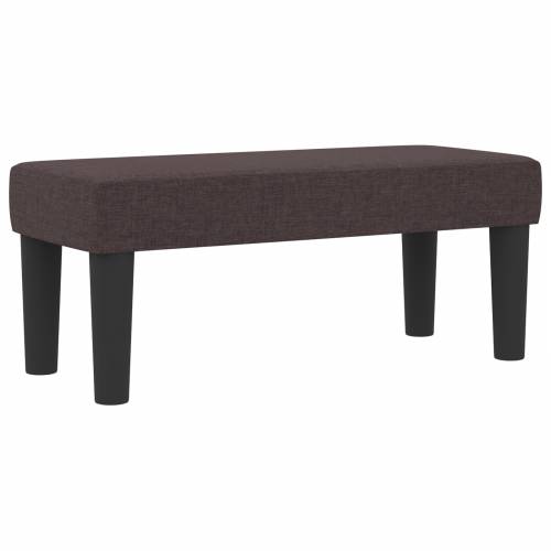 Krevet s kutijom s madracem i klupom tamno smeđe boje 80x200 cm Tkanina Cijena