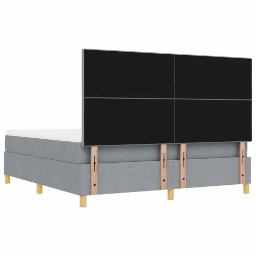 Krevet s podnicom s madracem i klupom svjetlosiva 180x200 cm tkanina Cijena
