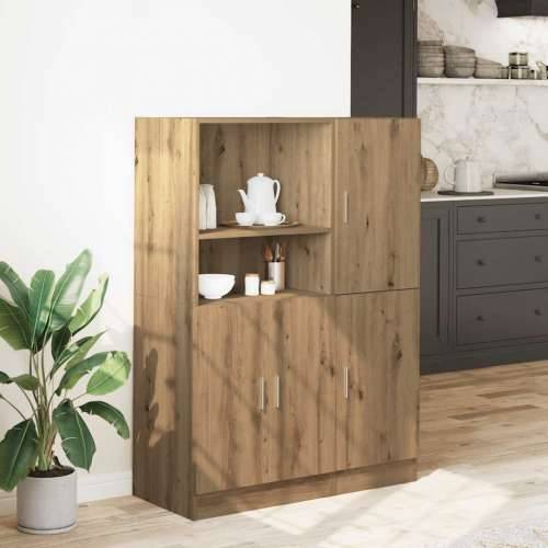2-dijelni set kuhinjskih ormarića Artisan hrast izrađen od drva - hrast artisan 1 Cijena