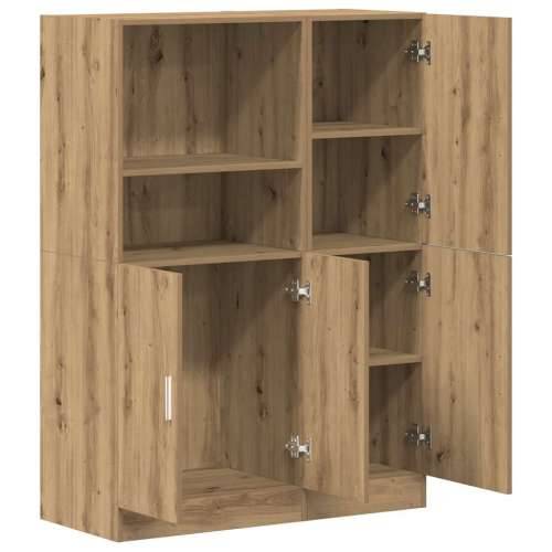 2-dijelni set kuhinjskih ormarića Artisan hrast izrađen od drva - hrast artisan 1 Cijena