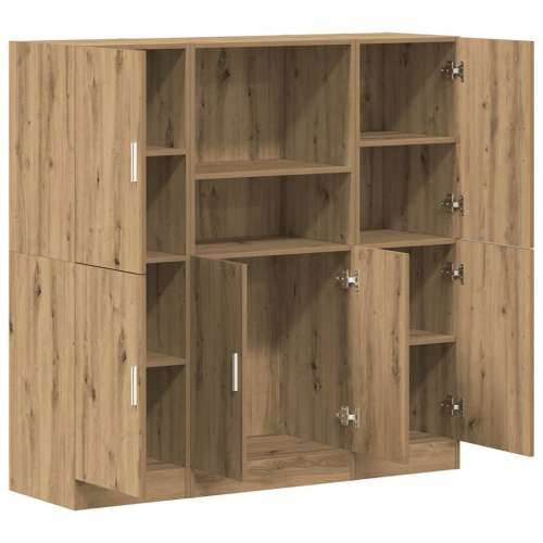 3-dijelni set kuhinjskih ormarića Artisan hrast izrađen od drva - hrast artisan 1 Cijena