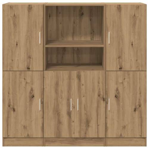 3-dijelni set kuhinjskih ormarića Artisan hrast izrađen od drva - hrast artisan 1 Cijena
