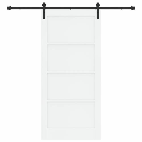 klizna vrata s kompletnim hardverom bijela 93x202 cm solidno drvo bor Cijena