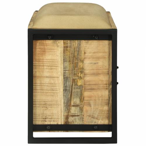 Klupa ormar 100x35x50 cm Čvrsto drvo hrapavo mango Cijena