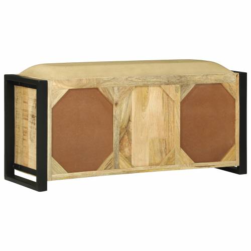 Klupa ormar 100x35x50 cm Čvrsto drvo hrapavo mango Cijena