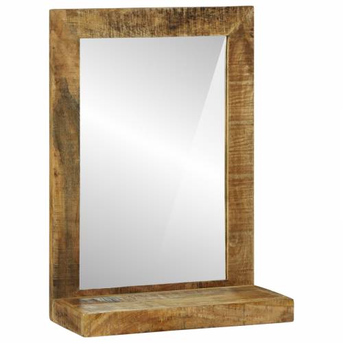 Ogledalo za kupaonicu 50x22x70 cm Masivno hrapavo drvo manga Cijena