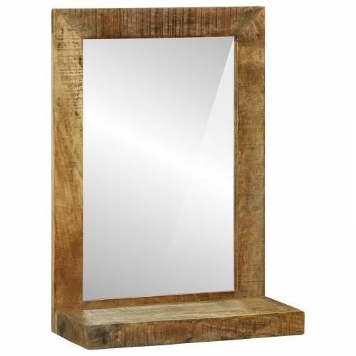 Ogledalo za kupaonicu 50x22x70 cm Masivno hrapavo drvo manga Cijena