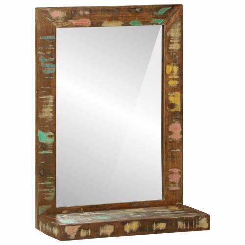 Ogledalo za kupaonicu 50x22x70 cm Čvrsto obnovljeno drvo Cijena