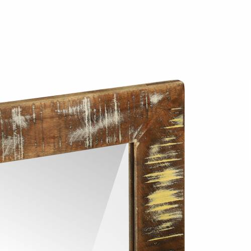 Ogledalo za kupaonicu 50x22x70 cm Čvrsto obnovljeno drvo Cijena