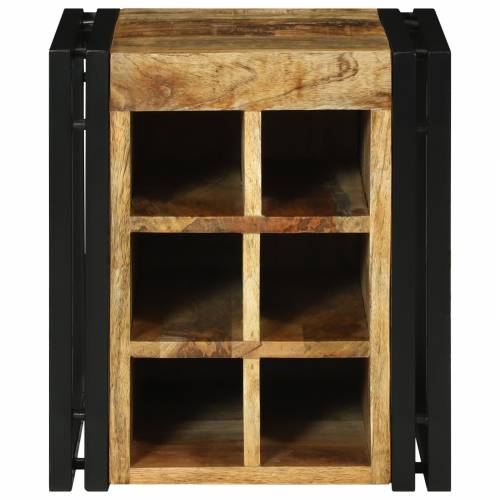 Stalak za vino 34.5 x 35 x 39 cm Čvrsto drvo Hrapavo drvo manga Cijena