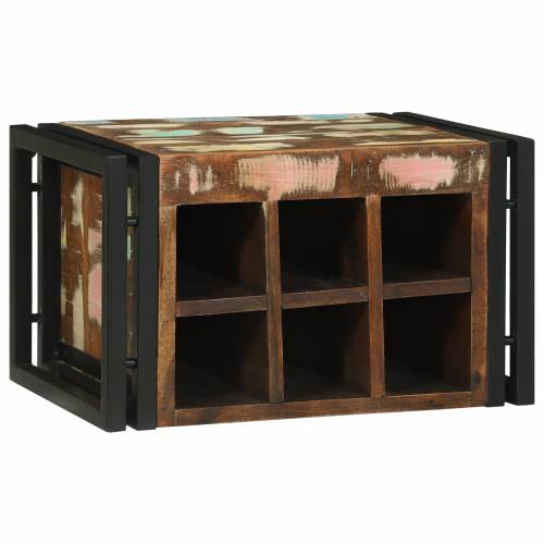 Stalak za vino 46x35x27.5 cm od masivnog obnovljenog drva Cijena