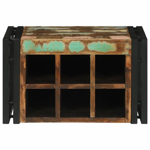 Stalak za vino 46x35x27.5 cm od masivnog obnovljenog drva Cijena