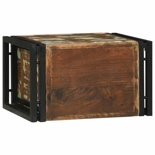 Stalak za vino 46x35x27.5 cm od masivnog obnovljenog drva Cijena