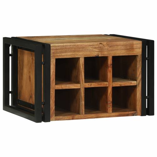 Stalak za vino 46x35x27.5 cm od masivnog bagremovog drveta Cijena