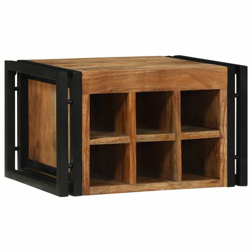 Stalak za vino 46x35x27.5 cm od masivnog bagremovog drveta Cijena