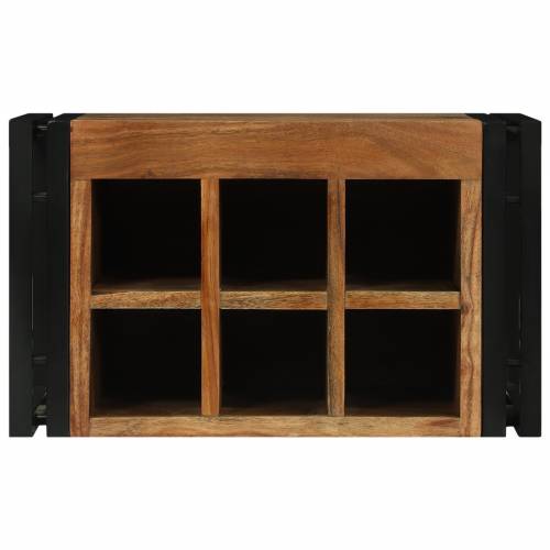Stalak za vino 46x35x27.5 cm od masivnog bagremovog drveta Cijena