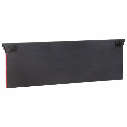zidna vješalica za kapute s 4 kukice 80x25x2 cm čvrsto drvo manga i inženjersko drvo Cijena