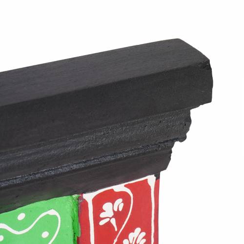 zidna vješalica za kapute s 4 kukice 80x25x2 cm čvrsto drvo manga i inženjersko drvo Cijena