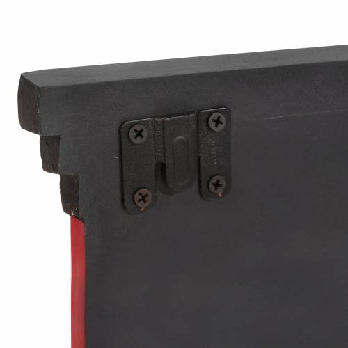 zidna vješalica za kapute s 4 kukice 80x25x2 cm čvrsto drvo manga i inženjersko drvo Cijena