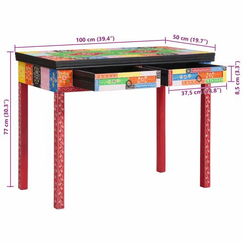 Stol 100x50x75 cm Čvrsto drvo od manga Cijena