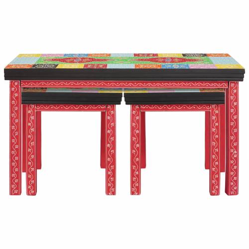 Nesting Tables 3 komad čvrstog drva manga Cijena
