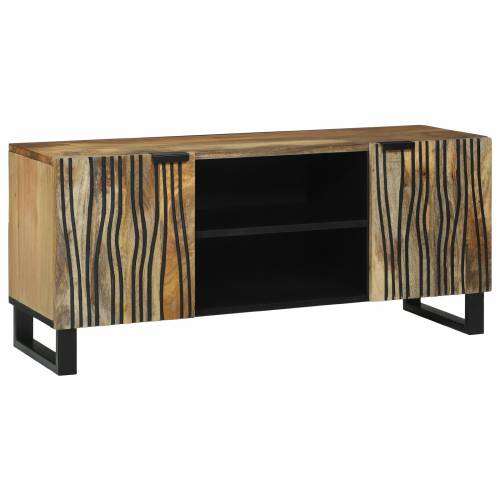 TV kabinet 105x33.5x46 cm Masivno drvo manga i inženjersko drvo Cijena