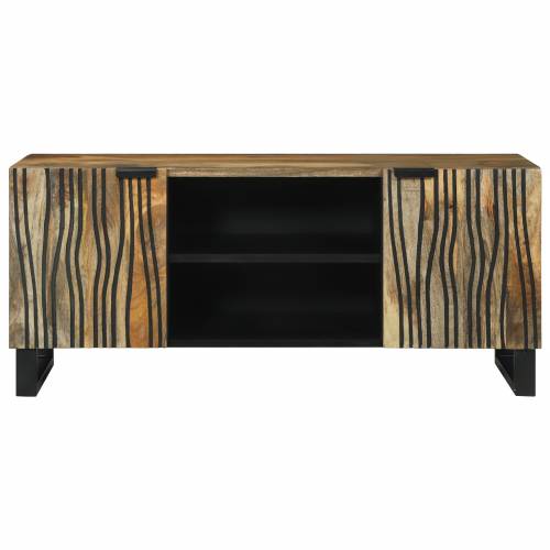 TV kabinet, 105 x 33.5 x 46 cm, od masivnog manga drveta i inženjerskog drva. Cijena