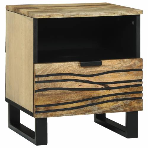 Noćni ormarići, set od 2, 40 x 33 x 46 cm, od čvrstog drveta manga Cijena