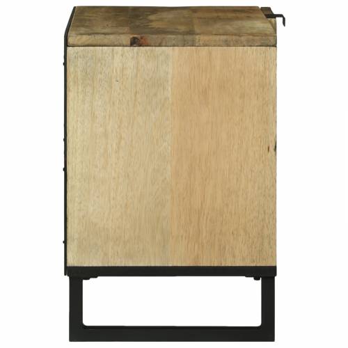 TV kabinet - 80x31.5x46 cm Čvrsto drvo manga i vlaknasto drvo Cijena