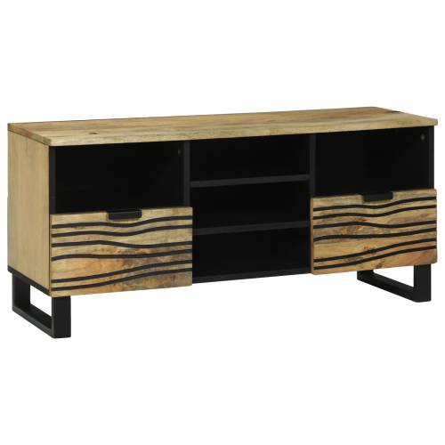 TV Kabinet 100x33.5x46 cm Čvrsto drvo manga Cijena