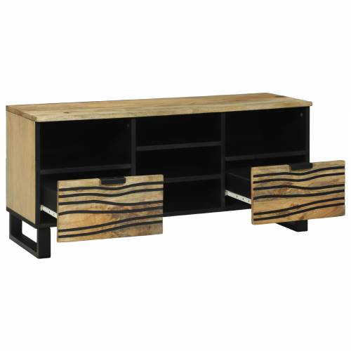 TV Kabinet 100x33.5x46 cm Čvrsto drvo manga Cijena
