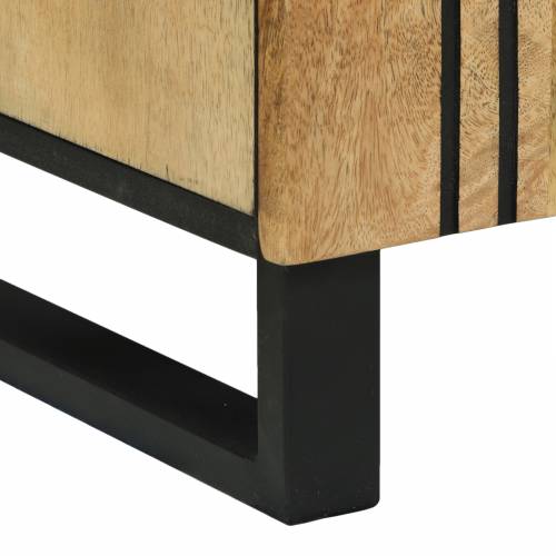 Kabinet za sudoperu 62 x 33 x 58 cm od čvrstog manga i obradnog drveta Cijena