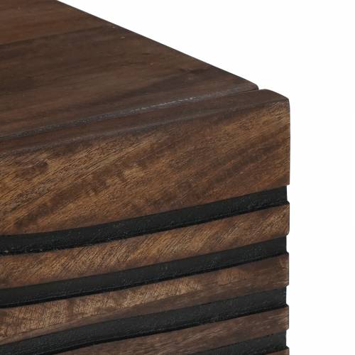 Stolić za kavu 80 x 50 x 40 cm - od masivnog oraha i obrađenog drva Cijena