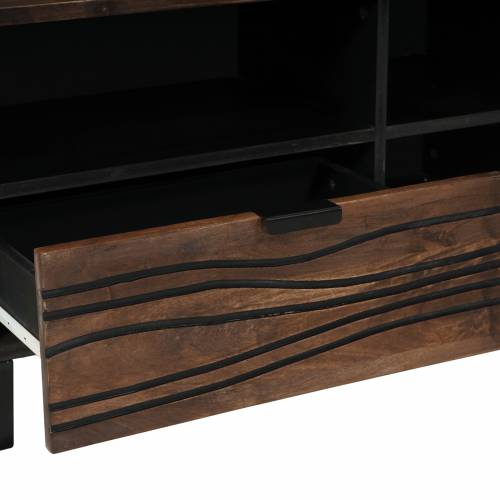 TV ormarić - 80x33,5x46 cm, napravljen od masivnog drva i inženjerskog drva. Cijena