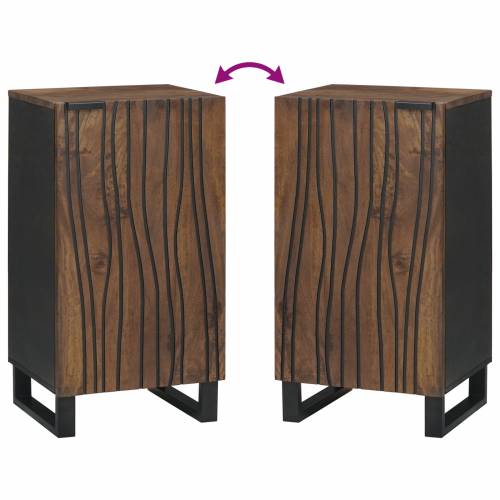 Sideboard 40 x 33.5 x 75 cm - Od čvrstog drva manga Cijena