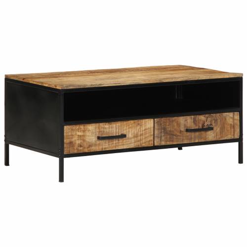 Stolić za kavu 90x50x40 cm Čvrsto drvo rough mango Cijena