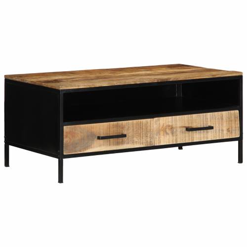 Stolić za kavu 90x50x40 cm Čvrsto drvo rough mango Cijena