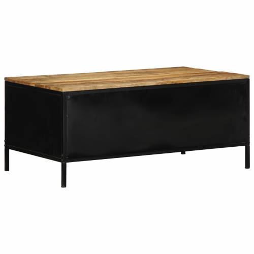 Stolić za kavu 90x50x40 cm Čvrsto drvo rough mango Cijena