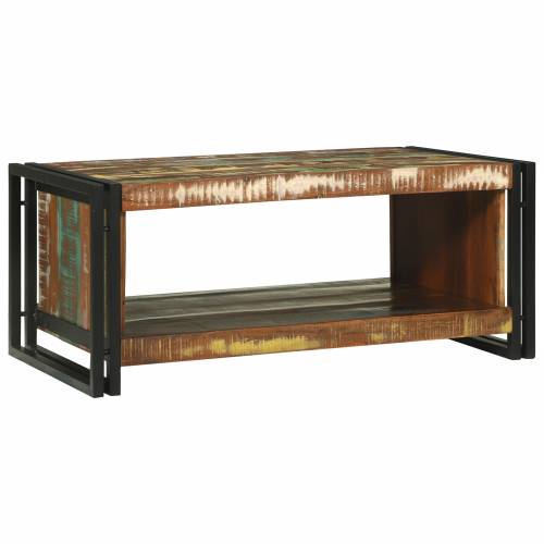 stolić za kavu 90x50x38 cm Čvrsto obnovljeno drvo Cijena