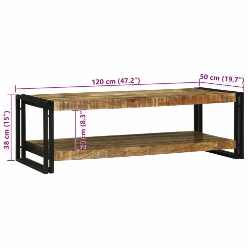 Stolić za kavu 120x50x38 cm od drva manga Cijena