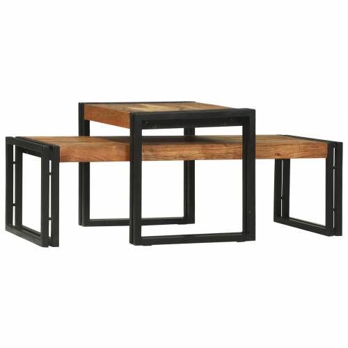 Set stolića za kavu od masivnog bagremovog drveta Cijena