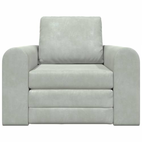 podna sofa krevet 2-u-1 svjetlosiva 98x71x83 cm baršun Cijena