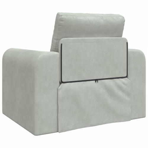 podna sofa krevet 2-u-1 svjetlosiva 98x71x83 cm baršun Cijena