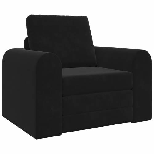 2-u-1 crna krevet-sofa na podu 98x71x83 cm Cijena