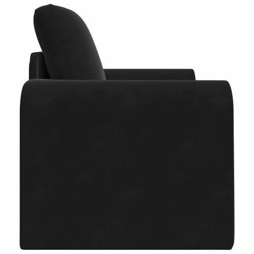 2-u-1 crna krevet-sofa na podu 98x71x83 cm Cijena