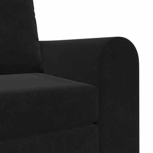 2-u-1 crna krevet-sofa na podu 98x71x83 cm Cijena