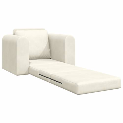 podna sofa krevet 2-u-1 krem 98x71x83 cm baršun Cijena