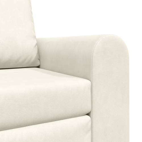 podna sofa krevet 2-u-1 krem 98x71x83 cm baršun Cijena