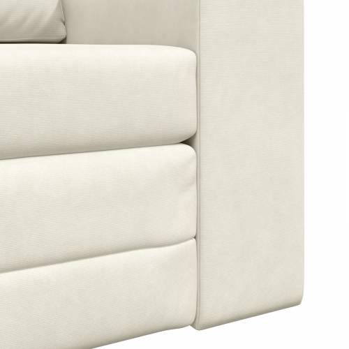 podna sofa krevet 2-u-1 krem 98x71x83 cm baršun Cijena
